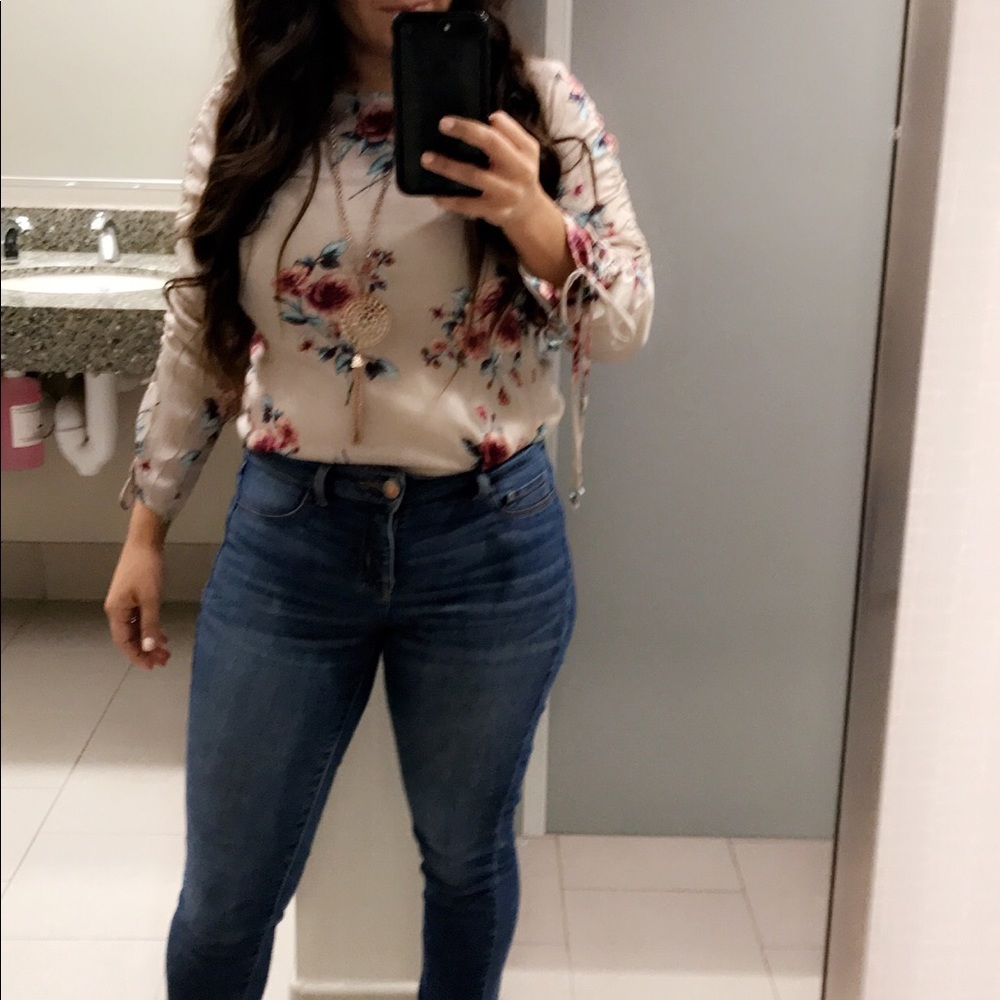 Satin Taupe Top